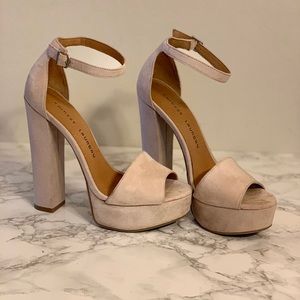 Chinese Laundry Avenue Soft Pink Platform Heels
